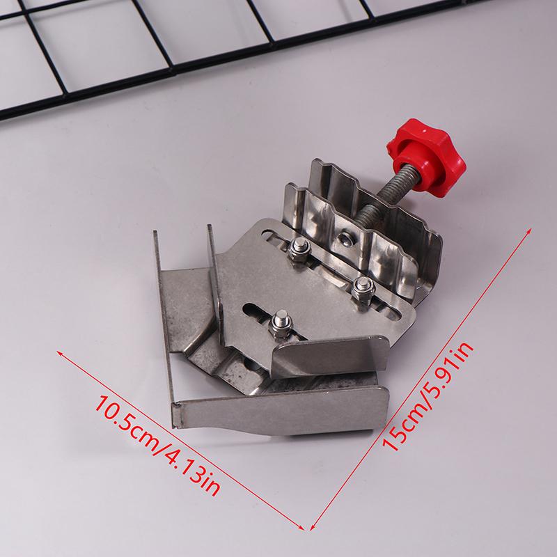 1pc Stainless Steel Right Angle Clamp 90° Quick Positioning Clamp Adjustable Swing Jaw For DIY Wood Panel Splicing