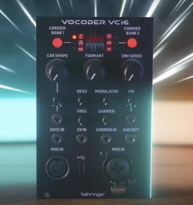 Behringer vocoder vc16 - modulo sintetizzatore modulare