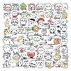 100 Cute Kawaii Cartoon Praise Reward Stickers for Journals, DIY Stationery, Phones, and Notebooks