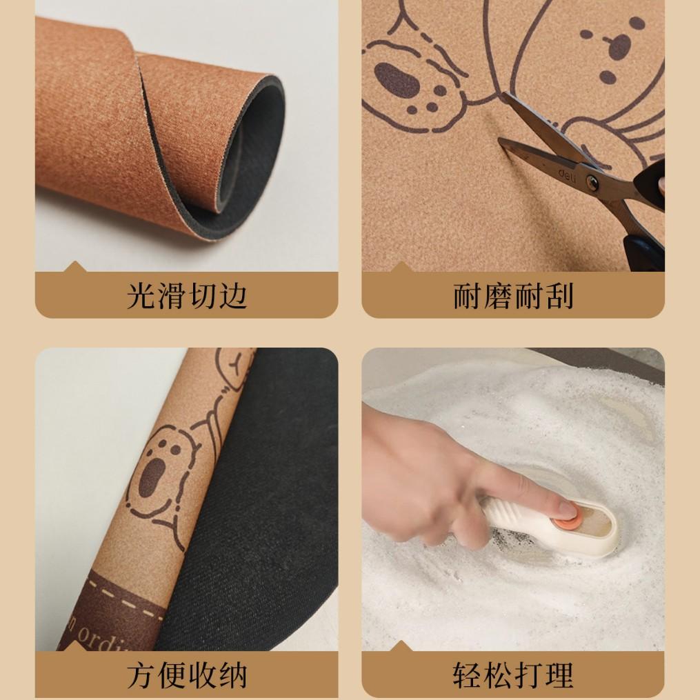 Retro wind diatom mud floor mat household bathroom door bathroom floor mat water absorption quick drying dirt resistant non-slip mat