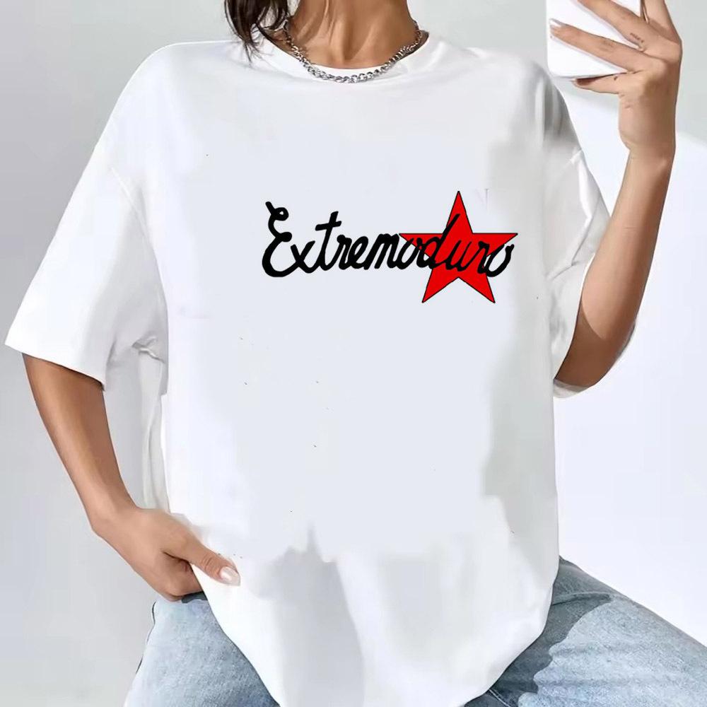 Extremoduro top tees Women anime hip hop Pastel 80s Graphic kawaii t shirt University aesthetic Pastel Colorful Grunge