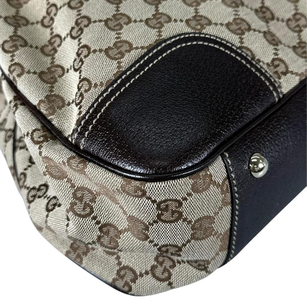 GUCCI Sherry Line Princess 163805 Tote Bag beige Women used