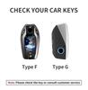 Housse de Protection en Cuir pour Clé Intelligente de Voiture pour Bmw X3 G01 G31 X5 G05 X4 G02 G30 G32 I8 X7 M5X F20 Housse Coque Fob pour Clé de Voiture BMW