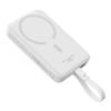Powerbank Magnetyczny Baseus Magnetic Mini 10000Mah, Usb-C 30W Magsafe (Biały)