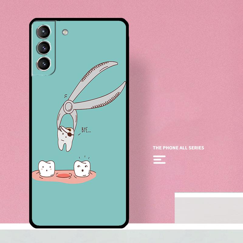 Dentist Dental Teeth Tooth Doctor Phone Case For Samsung Galaxy S26 S25 S24 S20 S21 S22 S23 Ultra S10 Plus S25 FE Cover Coque