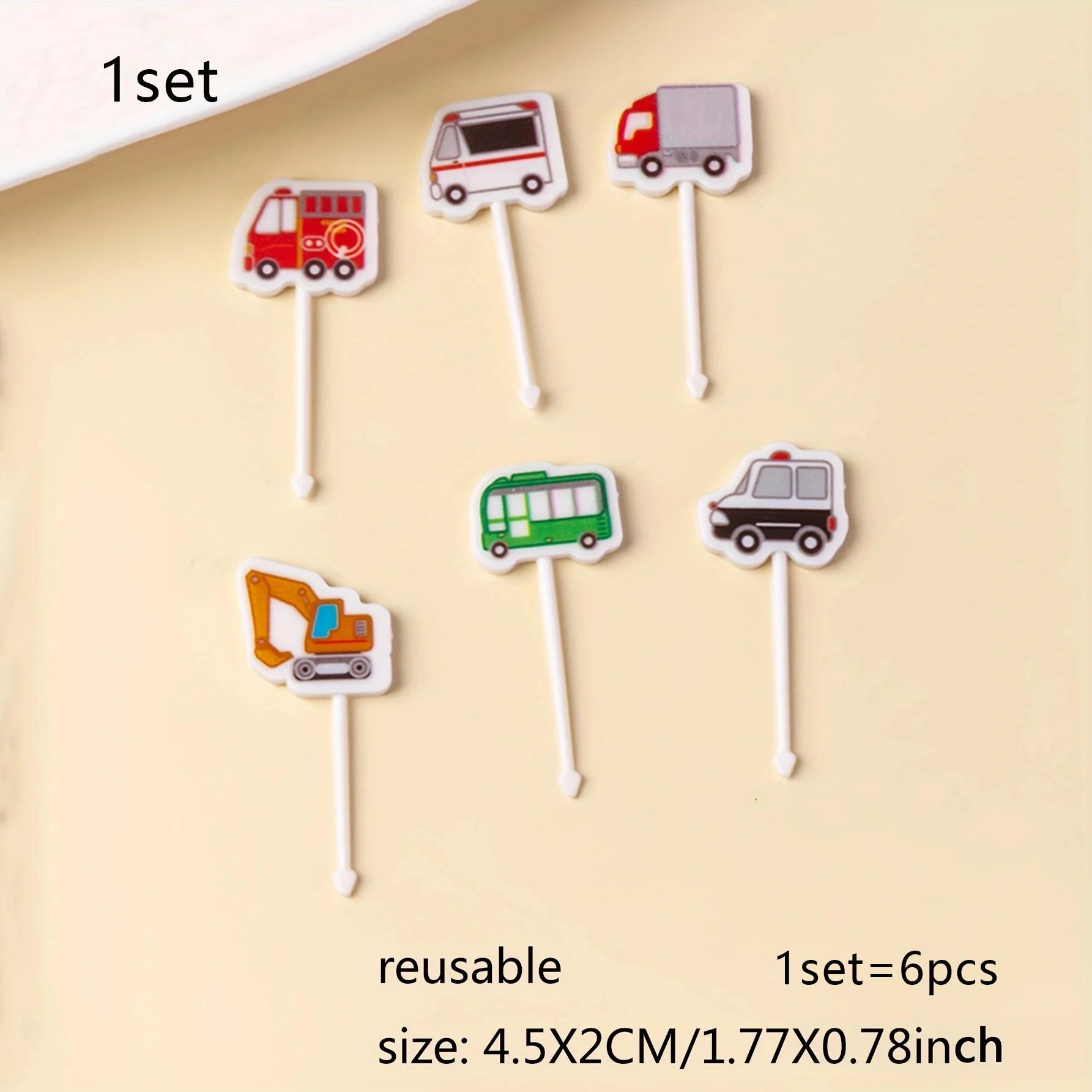 

1 набор/3 набора/5 наборов - Милая мини-вилка для фруктов и зубочистка для детей, выбор детской еды