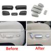Car Styling Cover ABS Plastic For Toyota Alphard Vellfire 2016 2017 2018   Seat Adjustment Knob Button Switch Trim 5PCs