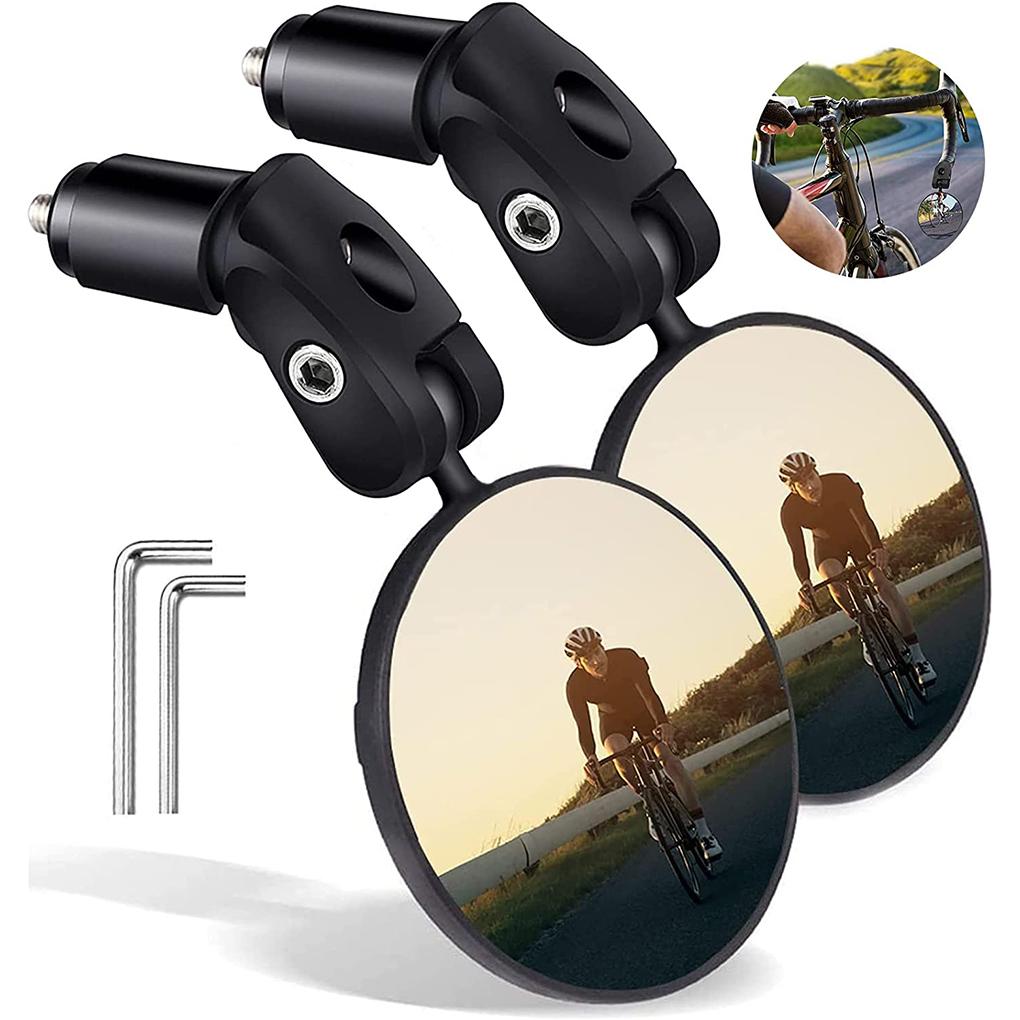 Handlebar Rearview Mirror - Reflective And Practical For Enhanced Safety Cycling Rear View Mirror Universal Convenient