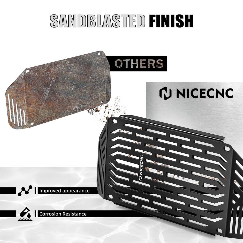 NICECNC Motorcycle Radiator Guard Protector Cover for Suzuki DR650SE DR650S DR650 S SE 1996-2025
