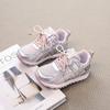 Girls' sneakers 2025 spring new breathable shoes Boys' casual dad shoes Older children's shoes Student running shoes