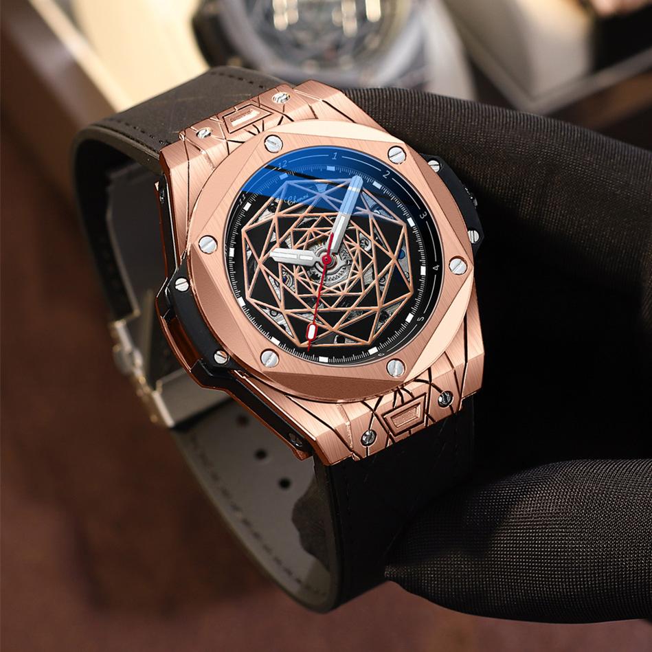 New TOP Brand Luxury Men's Watch With Box Fashion Waterproof Automatic Watch Men's Mechanical Watches