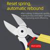 Mini Flush Cutter Pliers – Sharp Spring-Loaded Diagonal Wire Cutters for Crafts, Jewelry Making and Cable Trimming