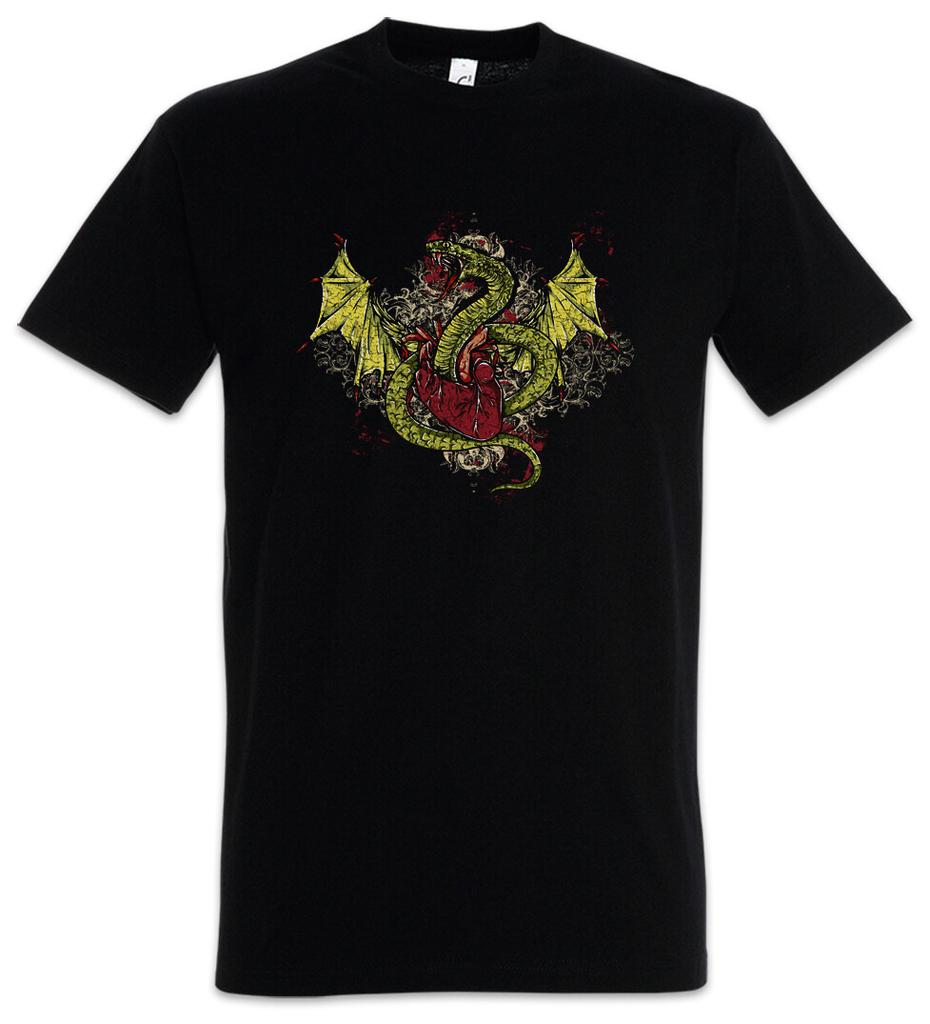 Vampire Snake T-Shirt Mens Womens Tees Top Vampires Bat Winged Snake Tattoo Tattooist
