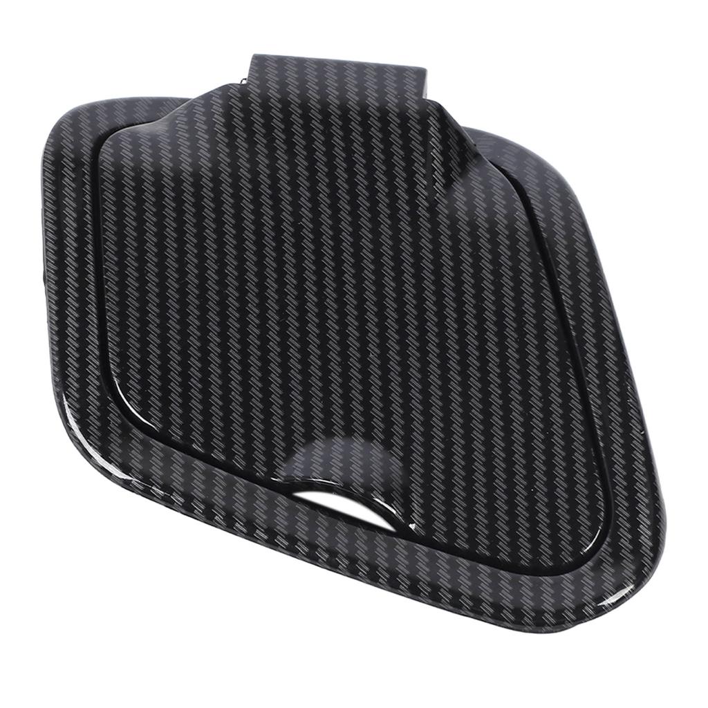Kryt boční úložné kapsy motocyklu Krytka ve stylu karbonových vláken Ochranný kryt boční kapsy pro NMAX 125