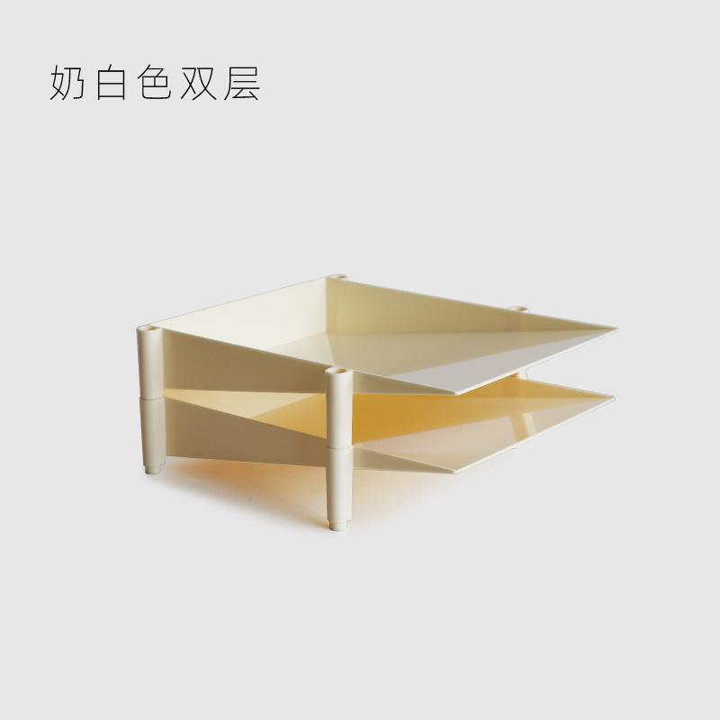 Desktop Stapelspeicher Schreibwaren Verschiedenes A4 Papier Belege zur Aufbewahrung Büro Schreibtische Dokument Mehrschichtregale