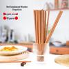 Shihua Red Sandalwood Chopsticks - 10 Pairs Set