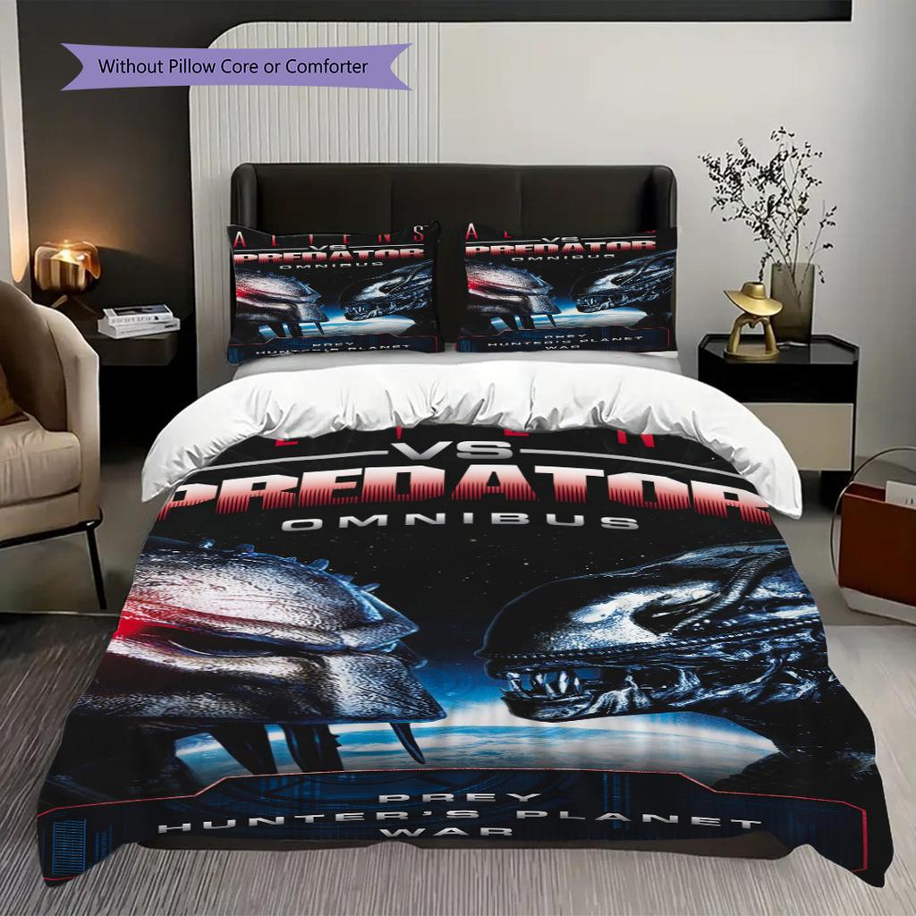 Aliens Vs Predator Omnibus Prey Threepiece Set 1 Duvet Cover 2 Pillowcase Without Core Bedding Set Duvet Cover And Pillowcase