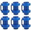 6 Pcs Trampoline Accessories Trampoline Rod Parts Trampoline Pole Accessories Trampoline Net Caps Plastic Trampoline Pole Caps - Pjun
