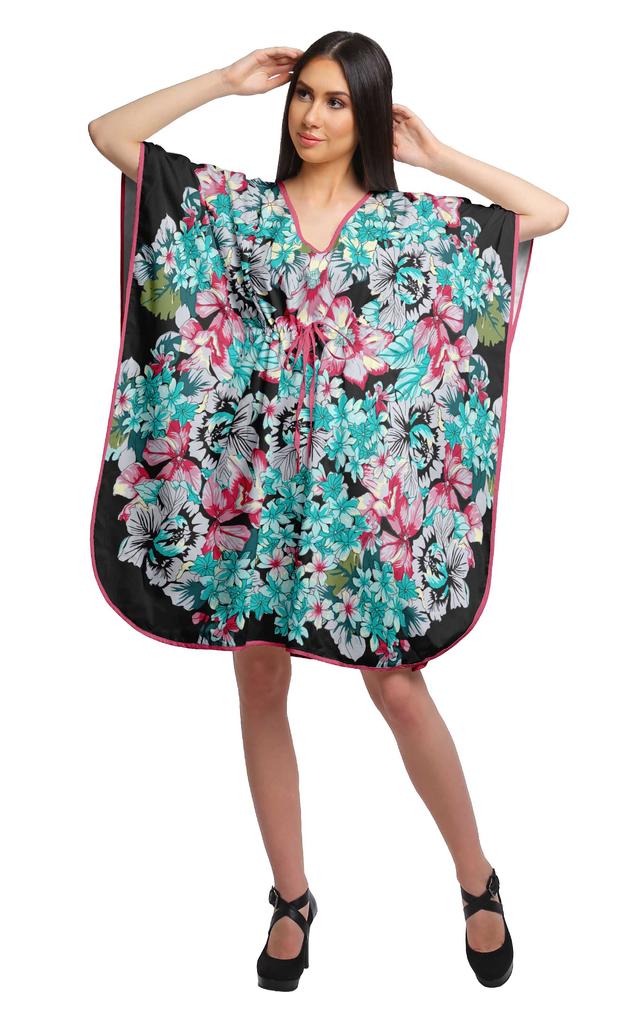 Moomaya Printed Beach Coverup Kimono Caftan Kaftan Swimsuit Cover Ups For