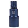 1/2 Inch Torx Screwdriver Bit Multifunctional Practical Socket Bits Adapter T40 T45 T50 T55 T60 T70 for Ratchet Wrenches