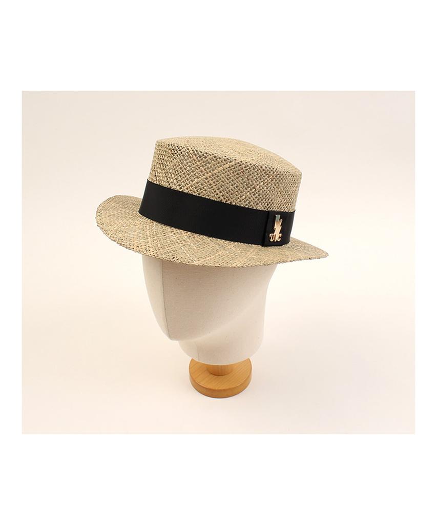 Yunibeosyeolkemiseuteuli Bau Flat Short Panama Hat Gd Raffia Hat