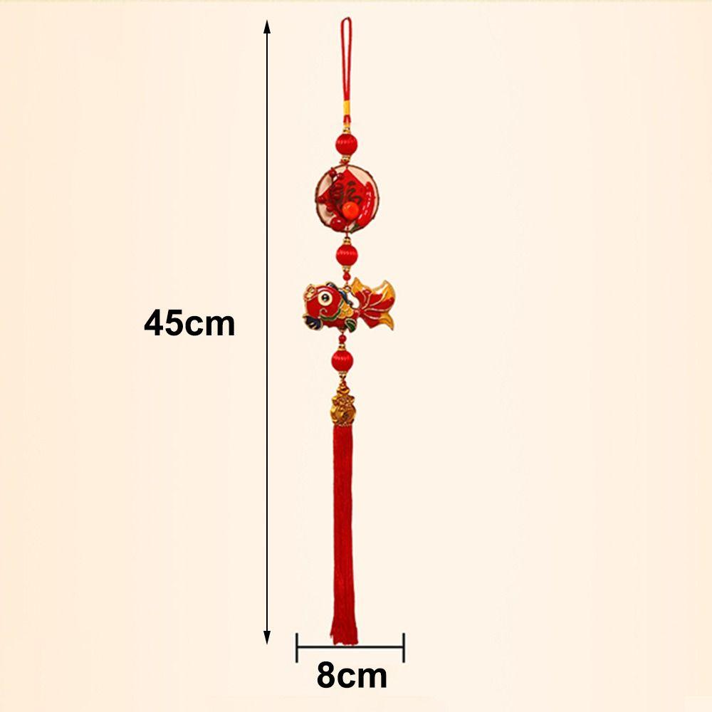 New 2026 New Year Pendant Red Lucky Spring Festival Decor Year of the Horse Entrance Door Decor Festive Atmosphere