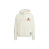 adidas Neo X Jujutsu Kaisen Collaboration Solid Color Cartoon Print Drawstring Hoodie Unisex Hoodies White HZ2441
