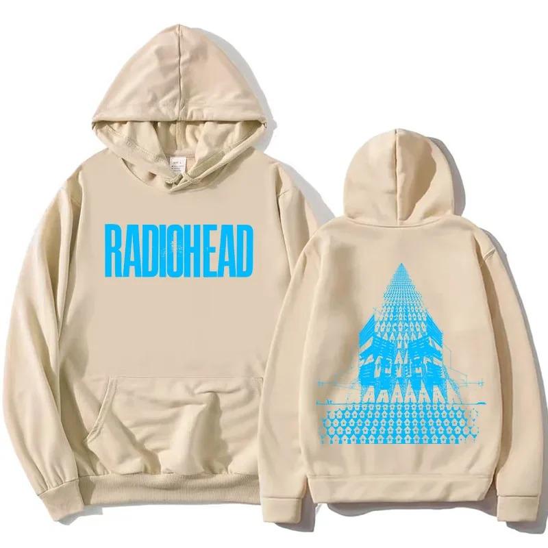Radiohead Grafische Hoodies Mannen Vrouwen Fleece Warm Streetwear Oversized Sweatshirt Hip Hop Harajuku Pullover Trainingspak Vrouwelijke Mannen Kleding