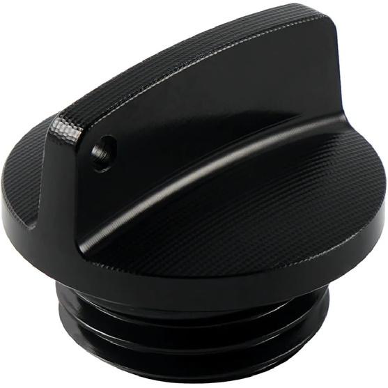 Motorcycles CNC Billet Oil Filler Cap Plug Compatible with Yamaha FZ07 MT07 YZF R1 XVS650 XVS1100 XVS1300 V-Star 650 1100 XV535 XV950 YFM600(Black)