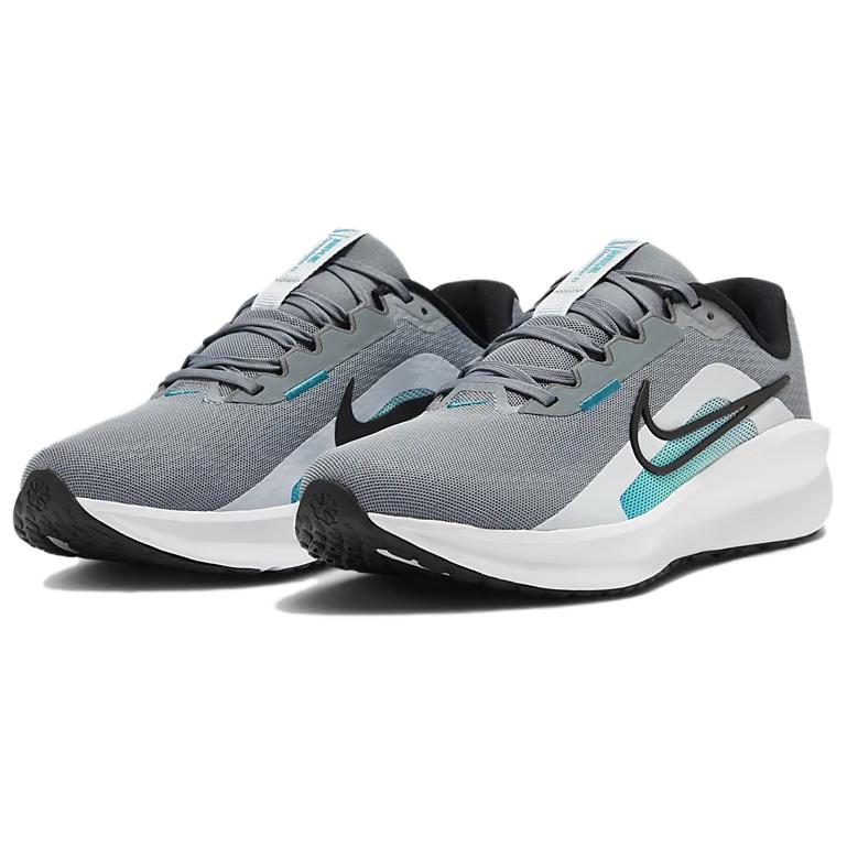New Nike DOWNSHIFTER 13 Anti Slip Wear Resistant Low Top Casual Running Shoes Men's Gray White Green FJ1284-005