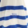 ORCIVAL Made in France Long sleeve Boat neck one piece White x blue Women Used