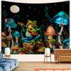 1pc Frog Mushroom Tapestry, Moon Starry Sky Fantasy Natural Landscape Tapestry, Magic Tapestry, Home Decoration Wall Hanging