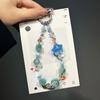 Pvc Starry Sky Beaded Phone Chain With Adjustable Wrist Strap For Women And Men