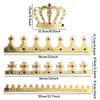 1pc Princess Prince Crown Hats Birthday Party Decor Golden Birth Cap Kids Children Parties Accessories Supply