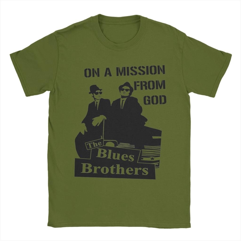 Unisexs Womens The Blues Brothers Shirt 100 Cotton Graphic Printed TShirt Top Clothing