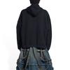 Balenciaga City Collection SS22 Sweatshirt Loose Fit Women's Black 675003TLVL81070