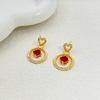 Manufacturer'S Supply, Fashion Love, Fringed Earrings, Niche Design, Micro-Inlaid Zircon Spot