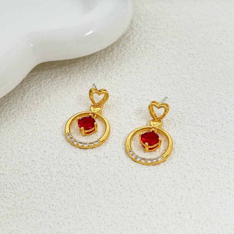 Manufacturer'S Supply, Fashion Love, Fringed Earrings, Niche Design, Micro-Inlaid Zircon Spot