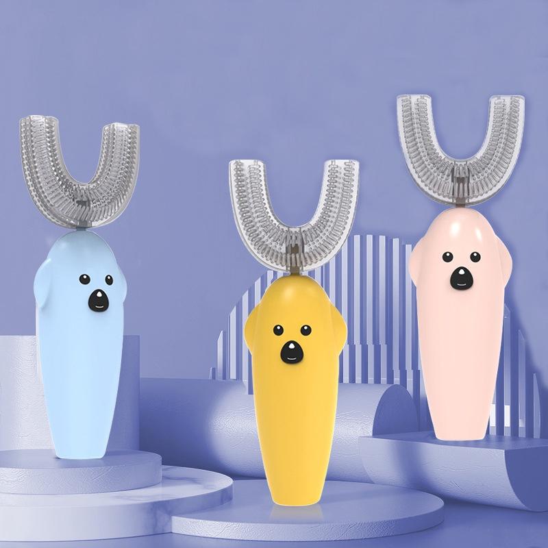 Gentle Electric Toothbrush For Kids Featuring Safe Silicone Design And Automatic Functionality