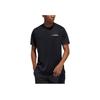 Reflective Print Sports Short Sleeve T-Shirt Men Tops Black GN7602