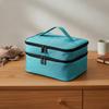 Cosmetic Bag with Carry Handle | Portable, Lightweight, Multi-Compartment Nail