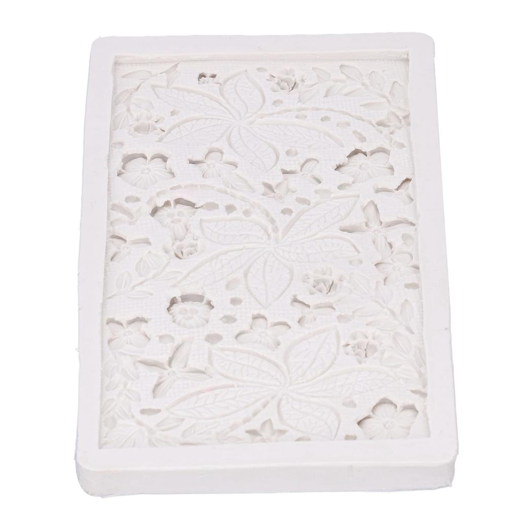 Flower Leaf Fondant Mold DIY Cake Decoration Silicone Mold for Candy Chocolate Soap