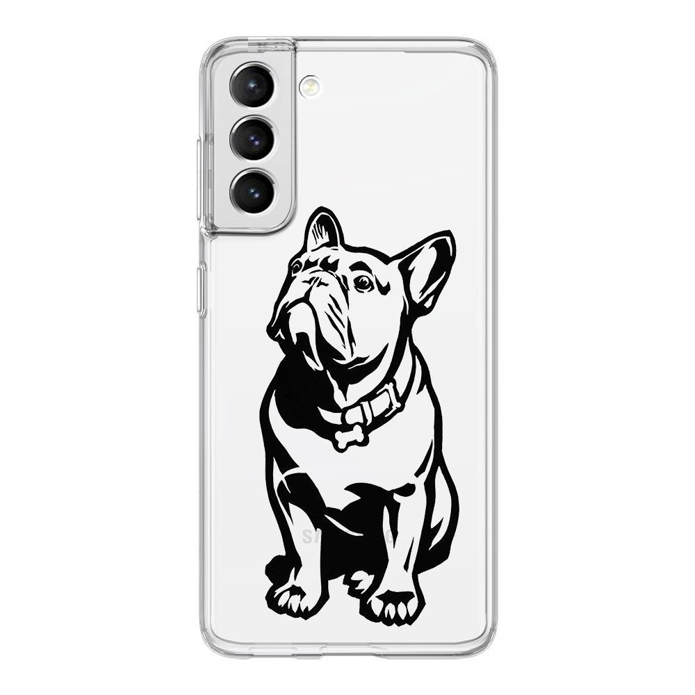 French Bulldog Phone Case For Samsung Galaxy S23 S22 Ultra S20 S21 FE 5G S10 S10E S9 S8 Plus 4G Soft Silicone Clear Cover Couqe