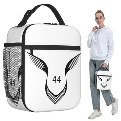 Lewis Hamilton 44 Logo Insulated Lunch Bag for Kids School Cooler Thermal Food Box Tote Leakproof Lunch Boxes Container