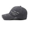 Side Letter Embroidered Holes Baseball Cap Men Women Sun Hat