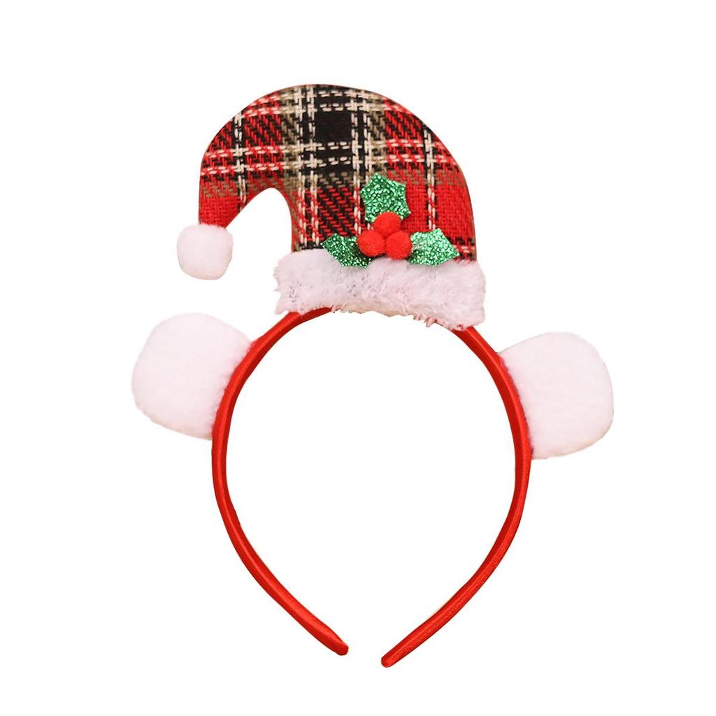 Large Curved Christmas Hat Headband for Kids - Festive Costume Accessories & Holiday Gifts