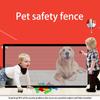 Portable Doorway Mesh Gate Folding Stair Gate Pet Isolation Net Indoor and Outdoor Safety Gate Convenient In and Out