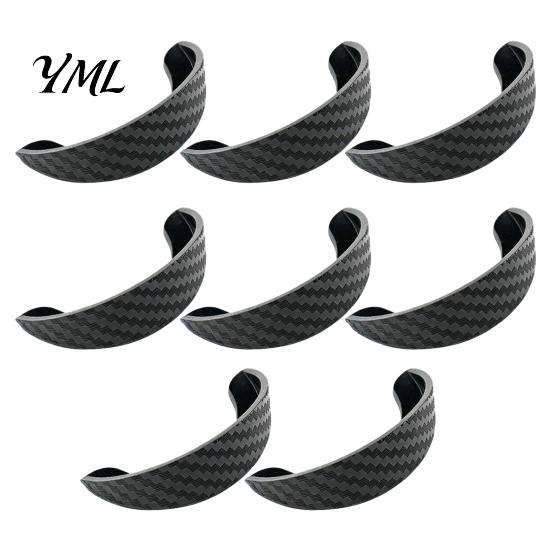 Car Backup Camera Cover Waterproof Rearview Rain Shield, Flexible PVC Lens Protector Automotive Protection with Adhesive Mount, Black Curved