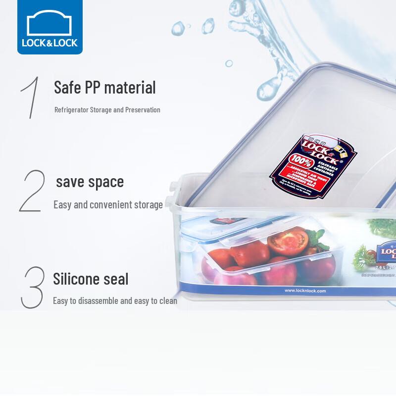 LocknLock 2,6 l Kunststoff-Lebensmittelaufbewahrungsbehälter