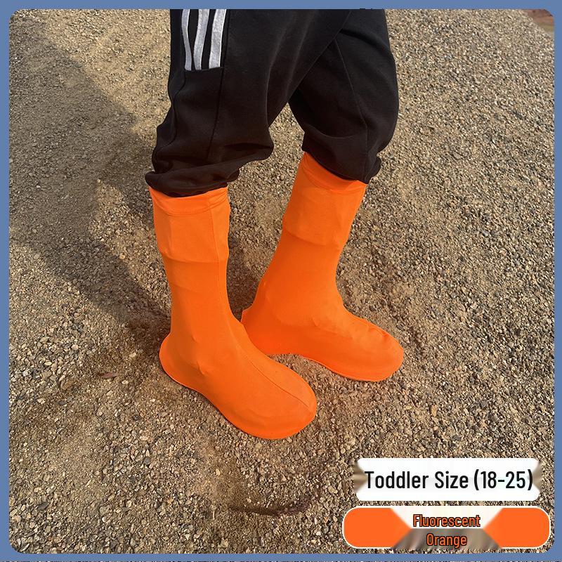 New High-Top, Elastic, Sandproof Shoe Covers for Outdoor Hiking & Team Travel; Custom Logo Option Available.